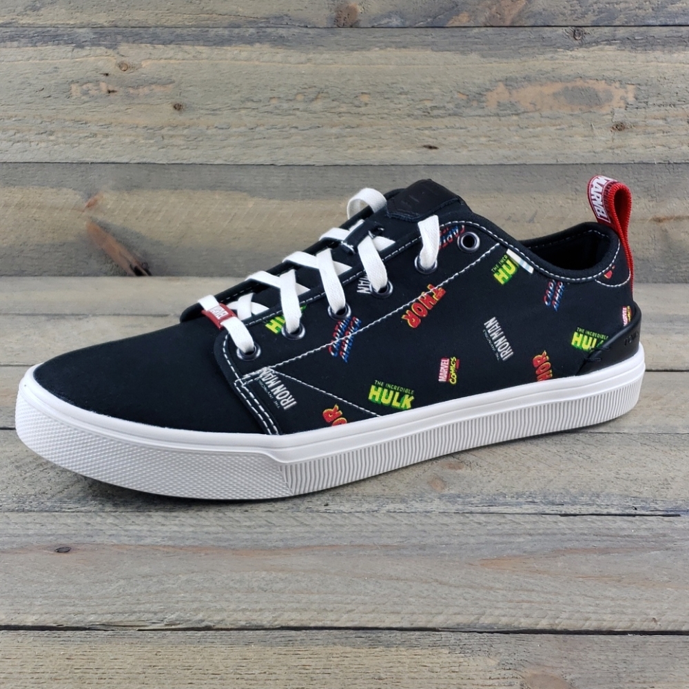 Marvel X Toms Limited Edition Printed Logos Shoes - Picture 2 of 10